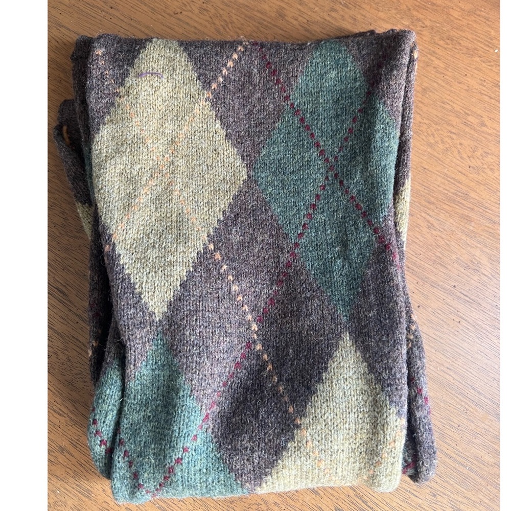 Polo Ralph Lauren Mens Scarf 100% Lambs Wool